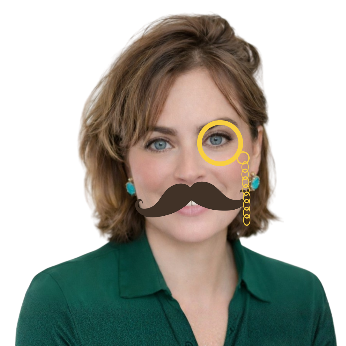 Olga Mack in character as Neighborhood Watch · Head of AI Product