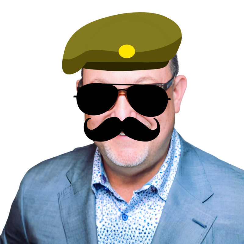 Jonathan Perkel in character as Neighborhood Watch · CFO